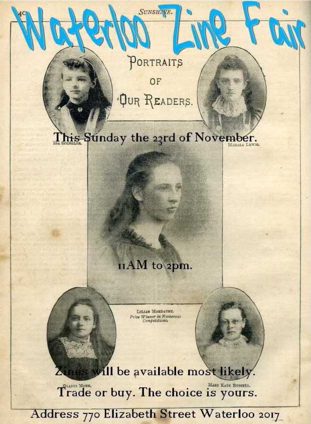 Water loo zine fair flyer 5